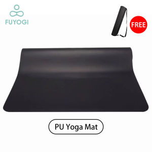 FUYOGI PU Yoga Mat Dry Wet Anti-Slip Natural Rubber 4.5MM Non Slip Fitness Non-toxic 183*68CM