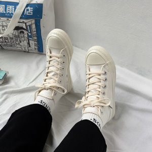 Giày lười cổ cao thoáng khí phối màu đơn sắc IELGY dành cho nữ