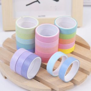 LUCKY CAT - Washitape Selotip Kertas Polos Aesthetic | Hiasan buku | Journal | Diary Catatan Harian | Memo Scraping Book | HP Tempat Pensil ATK dll Plastik