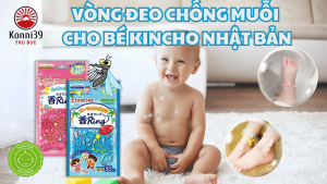 VÒNG ĐEO CHỐNG MUỖI KINCHO NHẬT BẢN (TÚI 30 CHIẾC - DÙNG ĐƯỢC CHO BÉ 1 TUỔI TRỞ LÊN)