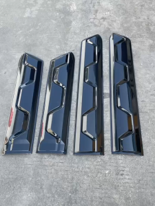 For Ford Ranger T6 T7 T8 PX XLT WILDTRAK 2012‑2021 Slim Side Door Molding Exterior Body Cladding Protective Trim