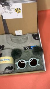 HAMPERS BAYI SETELAN SWEATER MOTIF POHON BEAR BALITA 6 BULAN SAMPAI 20 BULAN ATAU MUAT SAMPAI 1 TAHUN LEBIH