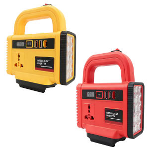 Ueb Official Mall ✪ Battery Inverter with LED Work Light 1 Type-C and 2 USB Ports for Mobile Phones Tablets and Laptops