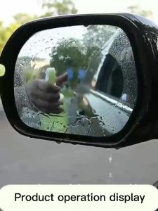 Combo 4 Miếng dán chống mờ kính ô tô miếng dán chống nước mưa ô tô phim dán chống nước mưa kính hậu ô tô