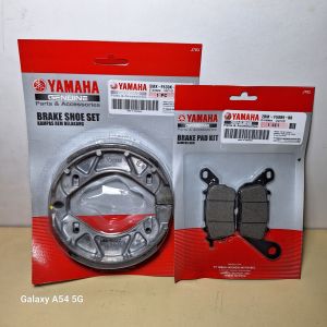 Paket kampas rem belakang mio m3+dispad cakram depan mio m3 mio gt 125 fino 125 xride 125 soul gt125