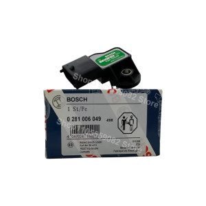 Bosch | 0281006049 Original Intake Manifold Pressure Map Sensor 026123001A 504307953 for MAN IVECO Daily 2.3-3.0L 2009- 0 281 006 049