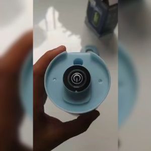 POMPA GALON USB + TUTUP PENGUNCI PENGAMAN BLUE LIGHT STAINLESS ABS LED