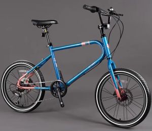 JoyCraft Lightweight Aluminum Alloy Commuter Bicycle 7-Speed Small Wheel Diameter 20-Inch Folding Bike for Students And Adults