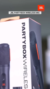 【จัดส่งเร็ว】JBL ไมโครโฟอนไร้สายแบบชาร์จได้ ไมโครโฟนแบบถือ ใช้งานได้กับลำโพงส่วนใหญ