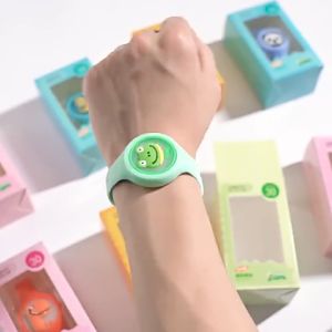 Mosquito repellent Bracelet Natural Essential Oil Glowing Light Baby Cartoon Mosquito Repellent Watch with Natural Essential Oil