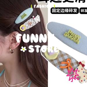 Cute Cat Polka Dots Hairpin Set