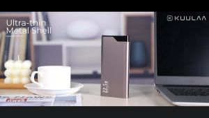 KUULAA 10000mAh Power Bank Portable Fast Charging Power Bank With LED Indicator Light Suitable For iPhone Samsung Huawei Xiaomi etc.