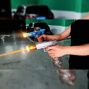 Glock Electric Water Gun Kids Water Toy Spray Water Continuous Fire Powerful with Lighting Effect Pool Games