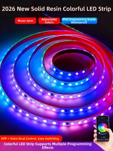 YUANMUXUAN | RGB Programmable Waterproof LED Light Strip
