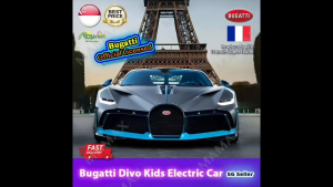 【SG Ready Stock】Official Licensed Bugatti Divo Large Size Kids Electric Ride On Toy Car★Music✅Lights✅Remote Control✅Baby Vehichle✅Christmas/Birthday Gift/Presents✅Ride-on✅Childrens Vehicle✅