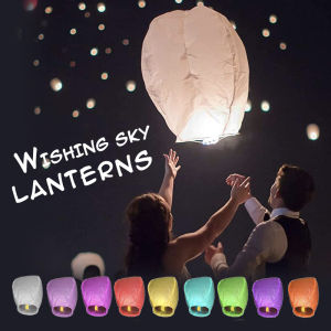 1PCS Sky Lanterns Candle Lanterns for Romantic Occasions and Wish Making Ideal Party Supplies(PH Local)