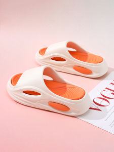 รองเท้าแตะกันลื่นกลางแจ้งสำหรับผู้หญิงในช่วงฤดูร้อน รองเท้าแตะชายหาดแบบสวมสบาย พื้นหนา สไตล์สปอร์ต รองเท้าแตะแบบสวมสบายสำหรับกลางแจ้ง