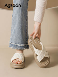 Agsdon | Elevating Soft Sole Breathable Woven Beach Sandals