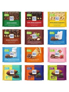 Rittersport Rittersport Strawberry Yogurt Flavor Sandwich Milk Chocolate 100G German Import