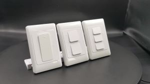 Công Tắc Nút Nhấn WiFi Thông Minh US AU Không Cần Dây Trung Tính Hoạt Động Với Tuya Google Home Alexa Công Tắc Vật Lý 10A Nhựa