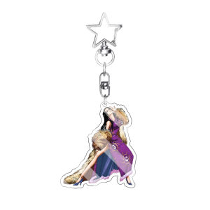 Bandai | Nico Robin Anime Acrylic Móc Khóa Hình Ngôi Sao Nhân Vật Nữ Sườn Xám Túi Charm Cổ Hoạt Hình Mặt Dây Chuyền Đồ Trang Trí Dành Cho Người Lớn