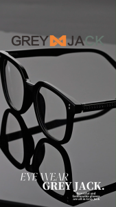 Grey Jack Kacamata Antiradiasi Blueray TR90 Model Kotak Ringan Stylish Pria Wanita Bisa Lensa Minus Antiradiasi Blueray Bluecromic 607