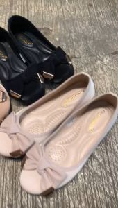 Flat Shoes Wanita Terbaru / Sepatu Flat & Ballerina Cewek Kekinian / Balet Gratican Pita DR-001
