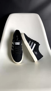 Warrior Dragon Fly Alpha Black Grey Sepatu Kasual Canvas Pria Wanita Original