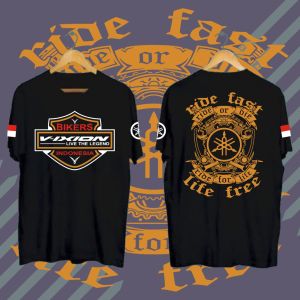 KAOS TSHIRT BAJU DISTRO BIKERS VIXION LIVE THE LEGEND