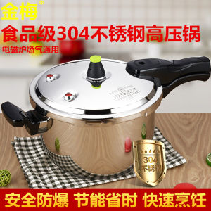Mini Pressure Cooker 304 Stainless Steel for Home Use Gas Stove And Induction Cooktop Universal Explosion Proof Kitchenware