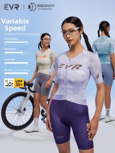 evr | Sun Protection Breathable Quick Dry Womens Short Sleeve Cycling Jersey