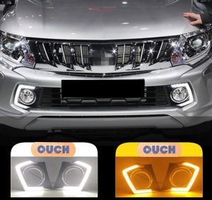 Ốp đèn gầm Mitsubishi Triton 2015-2018