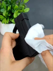 Creative fire machine gun gun type one-piece lighter inflatable windproof toy portable