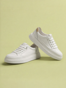Belle | Mens Slip-on White Sneakers Easy-wearing Casual Shoes