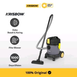 Krisbow Penghisap Debu Basah Dan Kering Vakum Cleaner 12 Liter