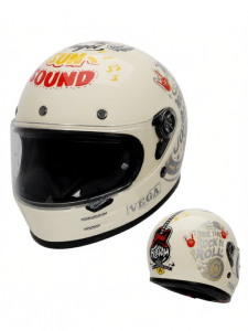 Retro Seasonal Motorcycle Helmet for Men and Women Bluetooth Function