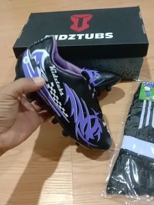 KIDZTUBS Sepatu Bola Anak Paket Komplit Sepatu Bola Tas Skin Deker Kaos Kaki Usia 6-10 Tahun Size 28 29 30 31 32 33 34 35 36 37 KDZ2037010425