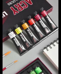 Giorgione Sơn Acrylic Chuyên Nghiệp 12/24 Màu Sắc Không độc Hại Chất Lượng Cao Không Thấm Nước DIY Pigment Acrylic Color