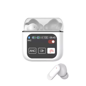 SE60 TWS Earbuds with ANC ENC Dual Noise Cancellation LED Display Touch Control Bluetooth Wireless Earphones