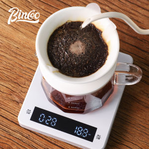 BINCOO ดริปเซรามิกที่กรองกาแฟที่ดริปกาแฟถ้วยกรองกาแฟเครื่องชงกาแฟยกเท