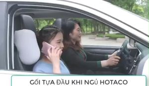 Gối tựa đầu gối ngủ  gối tựa cổ khi ngủ trên xe ô tô thích hợp cho bé hay người lơn đi du lịch chống giật hay ngã người về trước