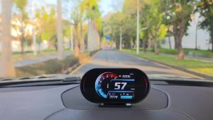 RYSJM | Car GPS+OBD HUD LCD Display OBD2 Head Up Display Car Electronics Accessories Speed Fuel Level RPM Voltage Water Temperature P27