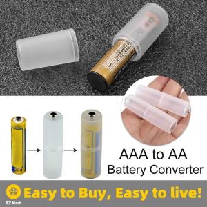 【Fast Shipping】 AAA To AA Size Cell Battery Converter Case Portable Battery Holder Case Switcher for Battery Storage Box CYB-Battery-Converter-3Ato2A