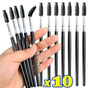 【】🔥Hot 】 1/10 cái Bút kẻ mắt cọ trang điểm lông mày lông mi chuyên nghiệp mềm mại lông mày bàn chải mắt pha trộn mỹ phẩm dụng cụ làm đẹp