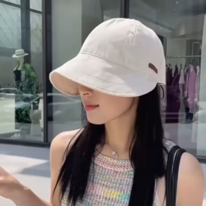 (Hand Made) Topi Wanita Korea Style Topi Visor Panjang Anti UV Topi Olahraga Topi Pantai/Golf Wanita - M-133