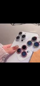2-3Pcs Diamond Camera Protector Film For 16 15 Plus 14 17 Pro Max Lens Protective Glass For 18 17 16 Pro Max Back Cover