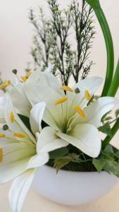 แจกันดอกไม้ประดิษฐ์ ดอกไม้ประดิษฐ์ตกแต่งบ้าน