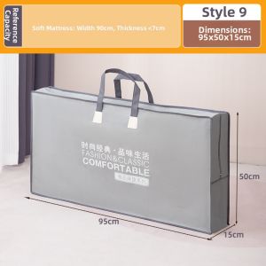 Large Capacity Foldable Latex Mattress Storage Bag for Moving Student Dormitory Bedding Organization Bag Carry-On Duffle