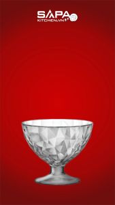 Bộ 12 Ly Kem Thủy Tinh Diamond Bormioli Rocco 302253M04321990 (220ml / Ly)