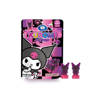 Amos 4D Stereo Fruit Juice Soft Candy Cartoon Character Design Cute Snacks Meilidi Colorful Pencils Small New Shape Candy